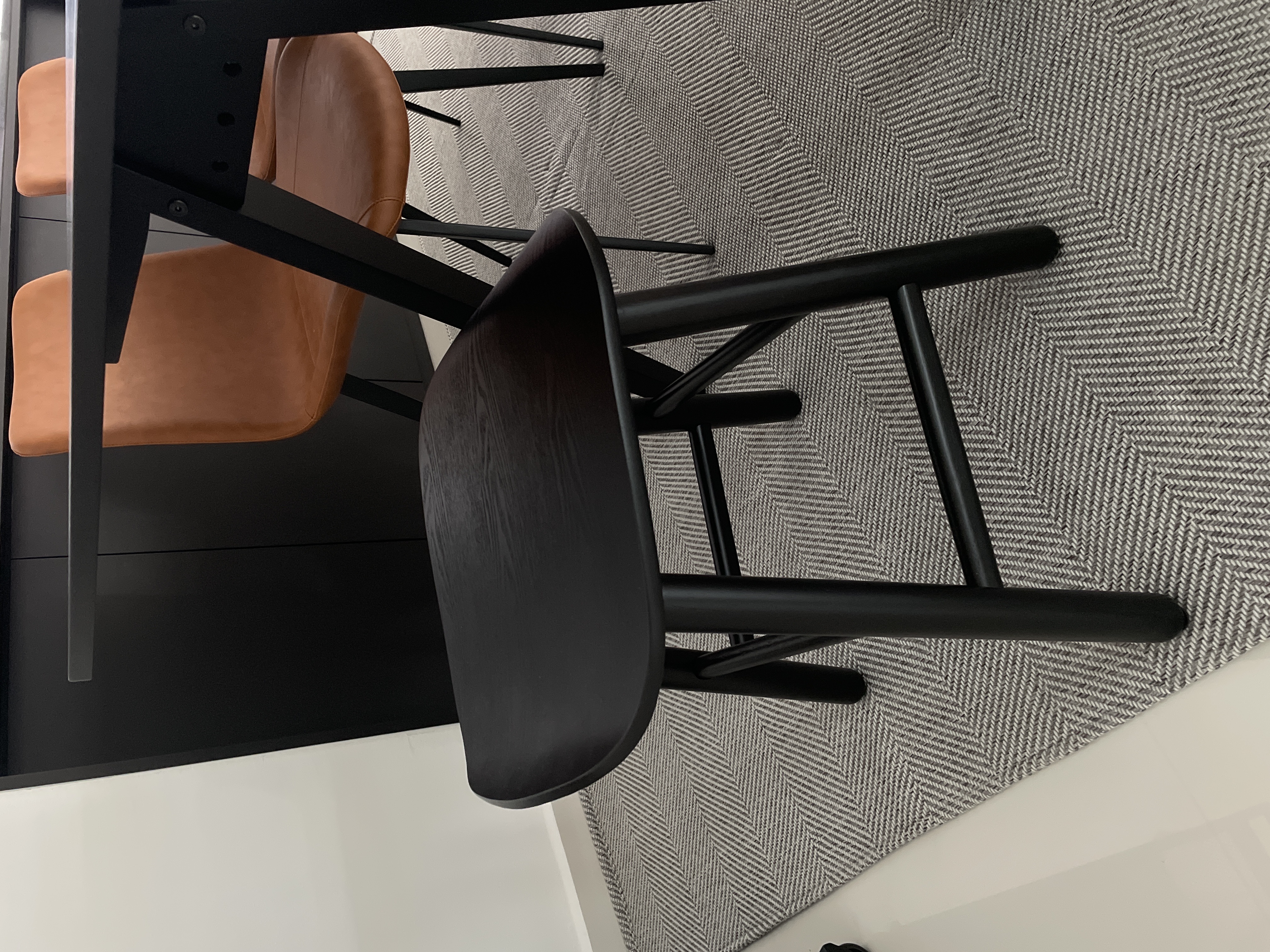 Kaito Stool - Black Ash, Kaito by HipVan | View at HipVan Atelier